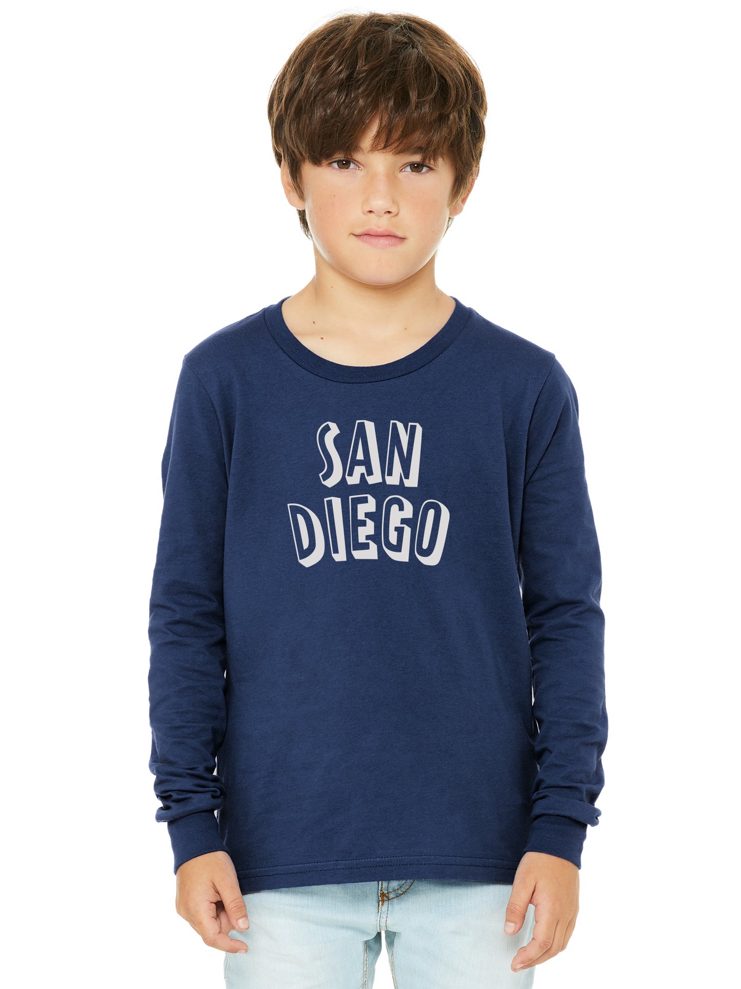 Daxton Youth Long Sleeve San Diego Basic Tshirt