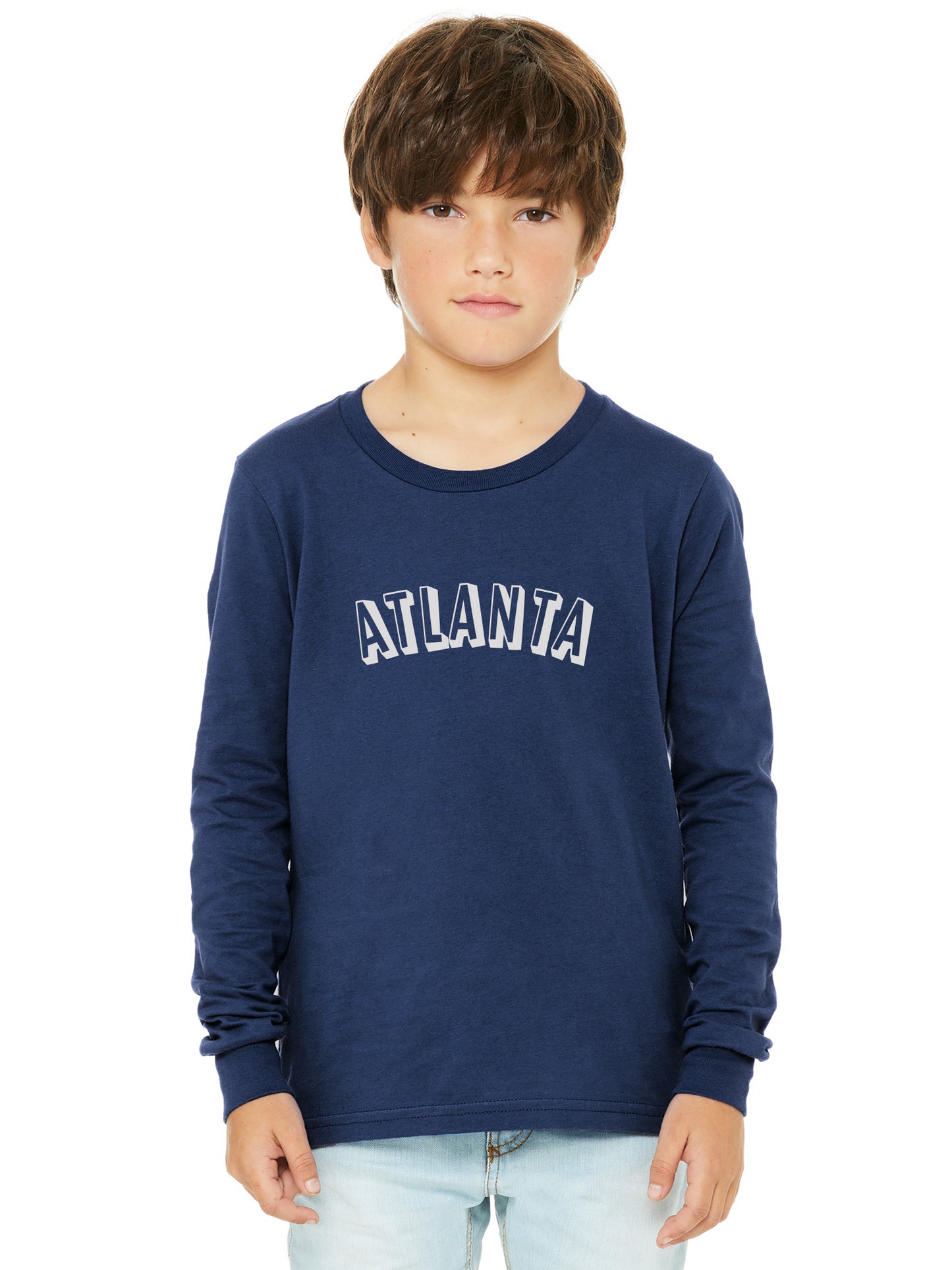 Daxton Youth Long Sleeve Atlanta Basic Tshirt