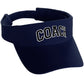 Classic Sport Team Coach Arched Letters Sun Visor Hat Cap Adjustable Back