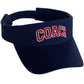 Classic Sport Team Coach Arched Letters Sun Visor Hat Cap Adjustable Back