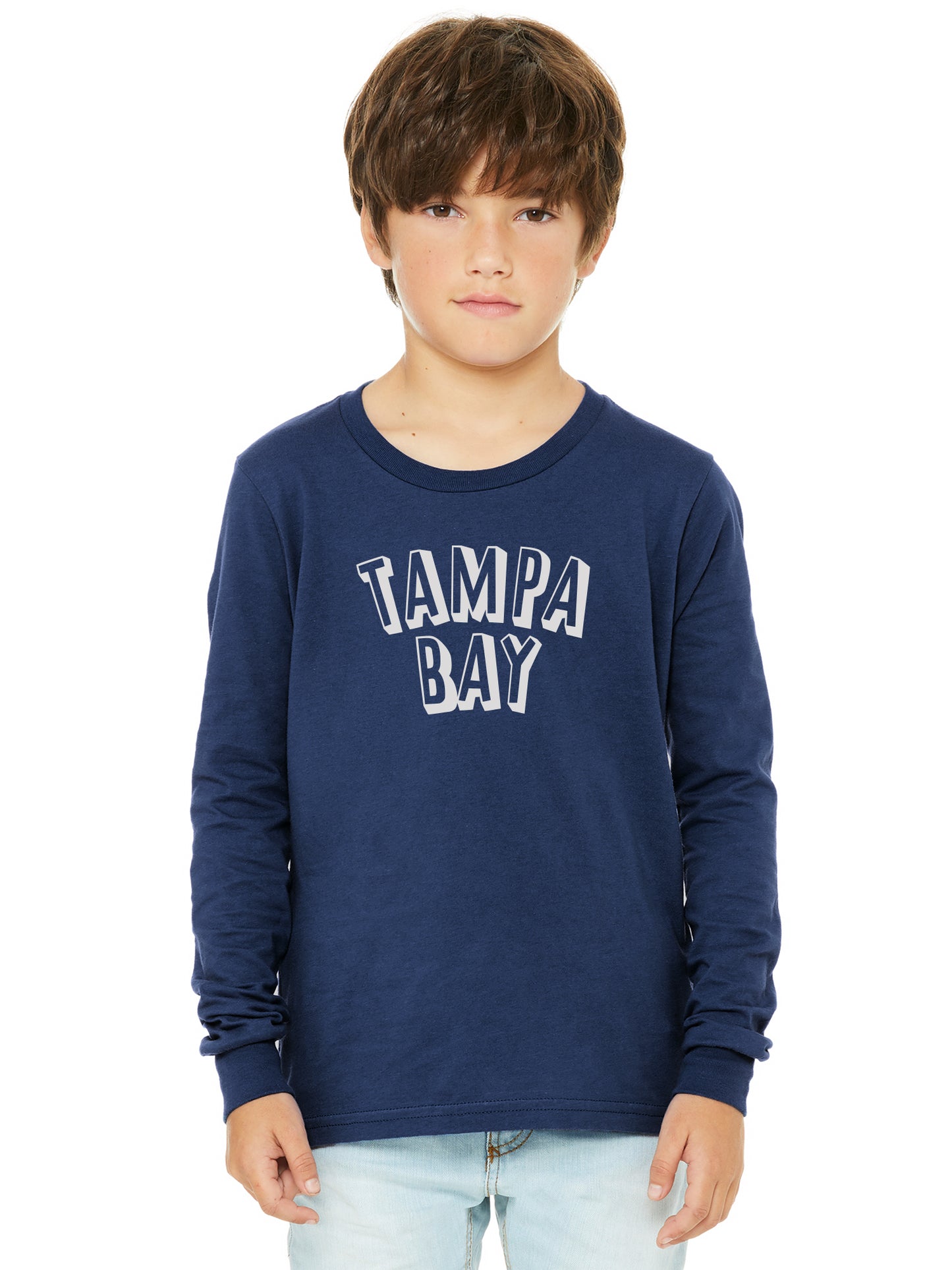 Daxton Youth Long Sleeve Tampa Bay Basic Tshirt