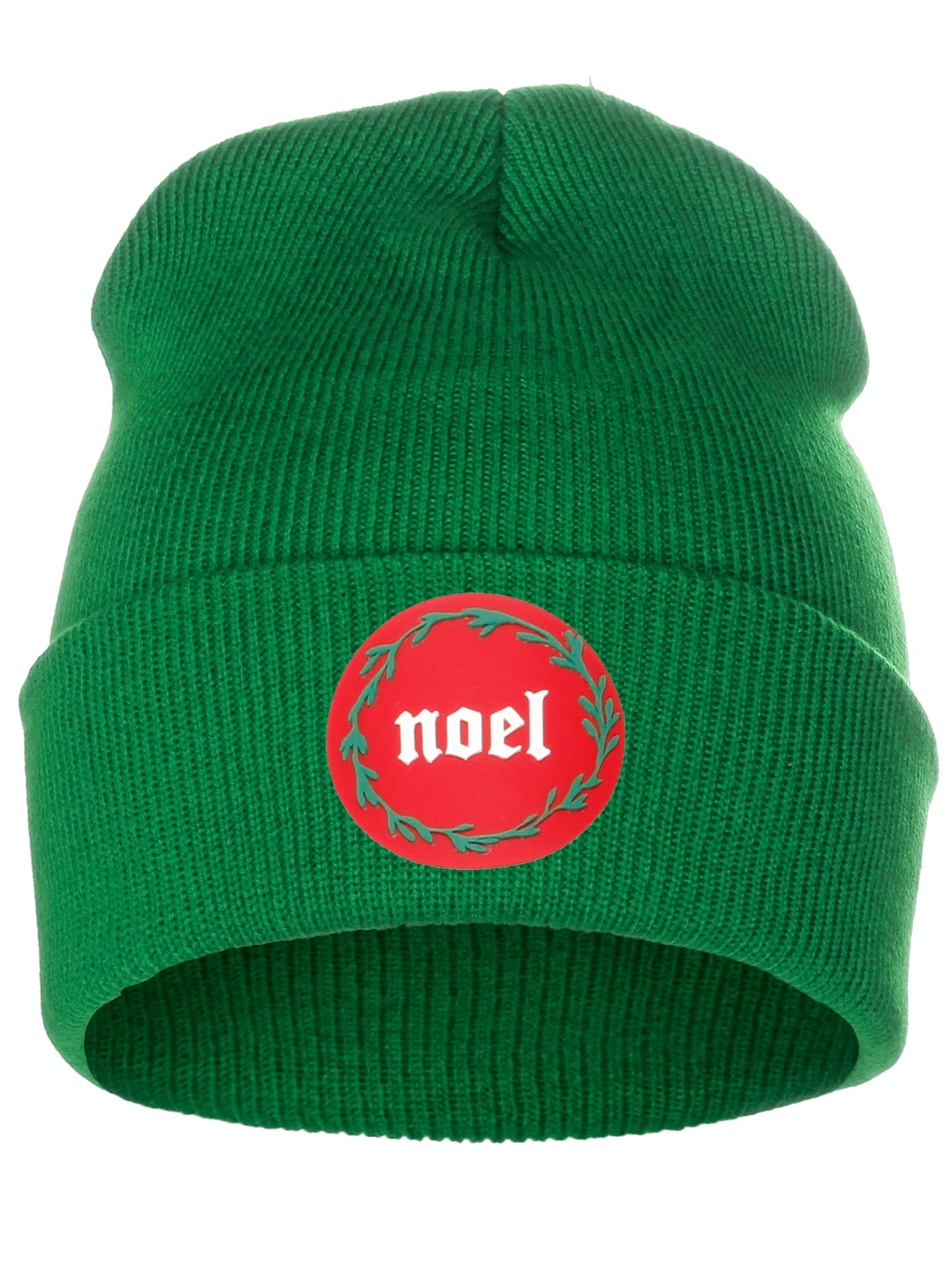 I&W Holiday Christmas Beanie Noel  Winter Knit Cuffed Beanie Hat