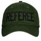 Classic Referee Hat Premiun Cotton Low Profile Unstructured Adjustable Strapback