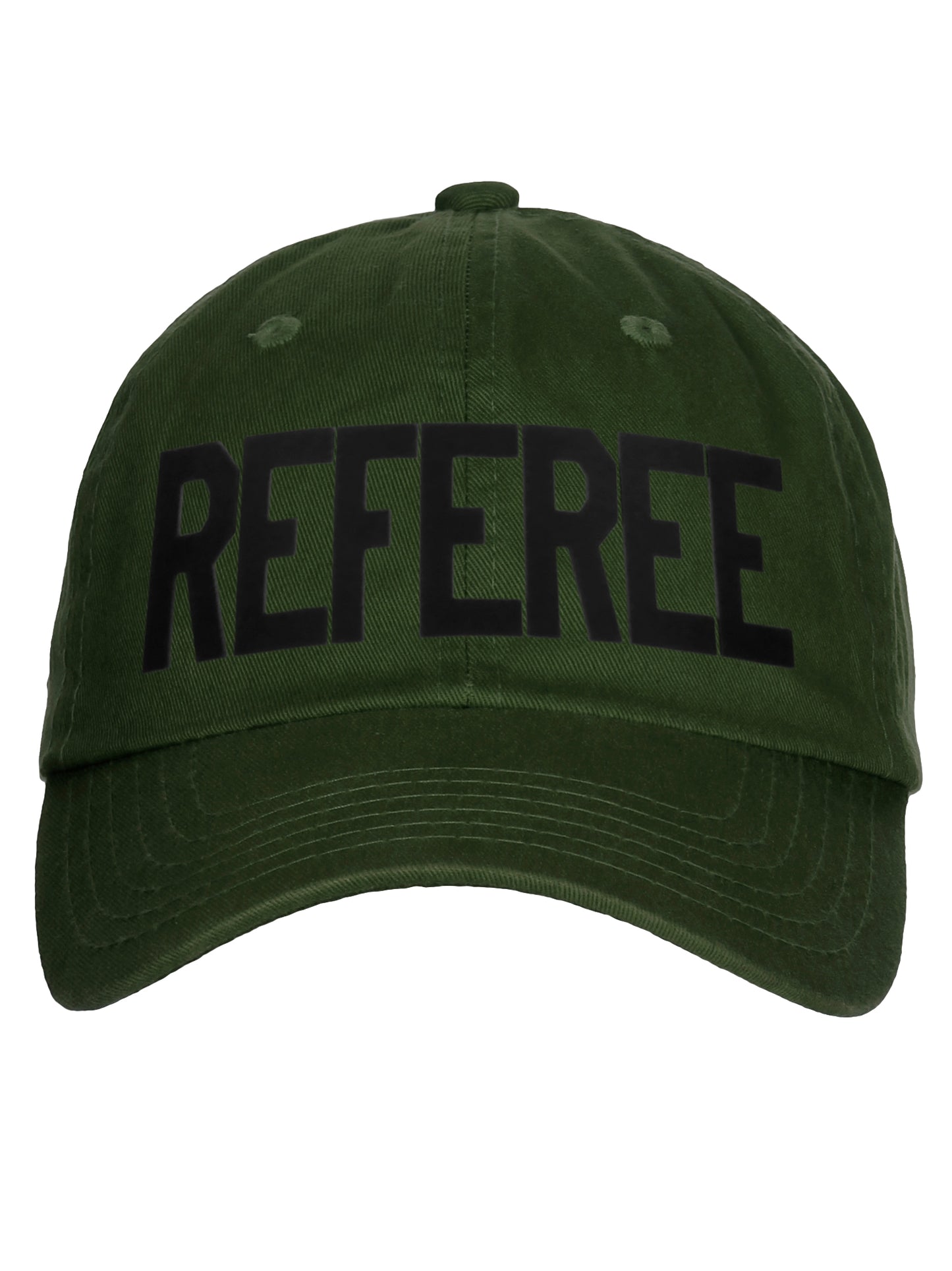 Classic Referee Hat Premiun Cotton Low Profile Unstructured Adjustable Strapback