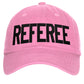 Classic Referee Hat Premiun Cotton Low Profile Unstructured Adjustable Strapback