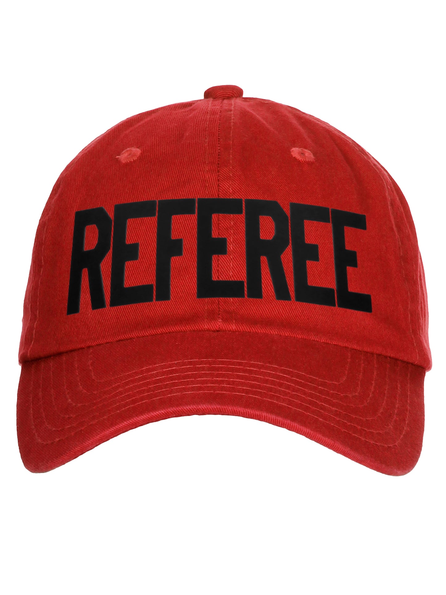 Classic Referee Hat Premiun Cotton Low Profile Unstructured Adjustable Strapback