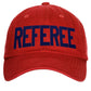 Classic Referee Hat Premiun Cotton Low Profile Unstructured Adjustable Strapback
