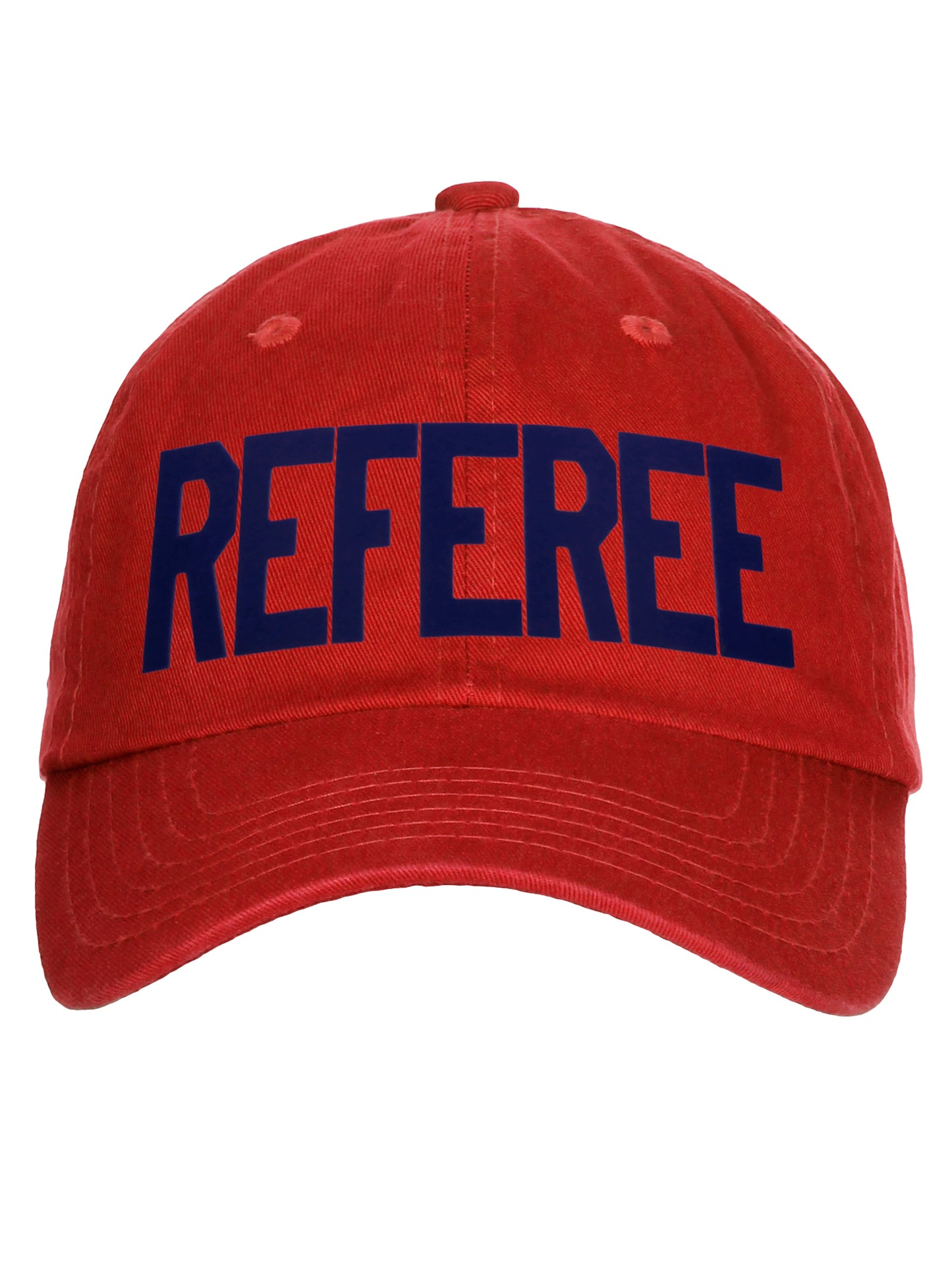 Classic Referee Hat Premiun Cotton Low Profile Unstructured Adjustable Strapback