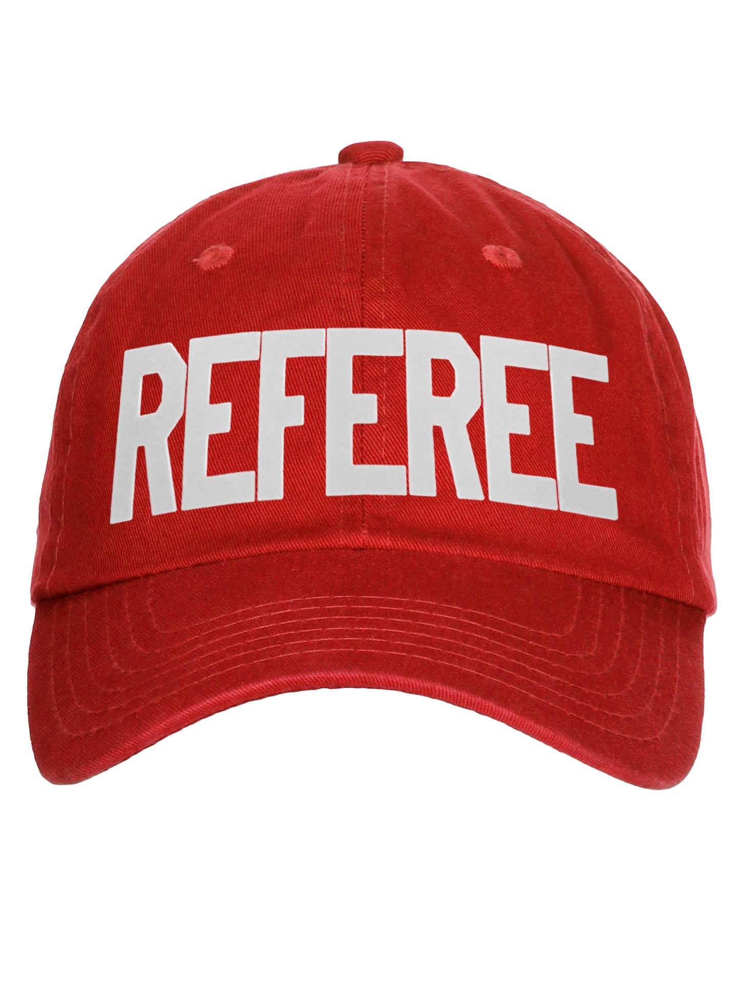 Classic Referee Hat Premiun Cotton Low Profile Unstructured Adjustable Strapback