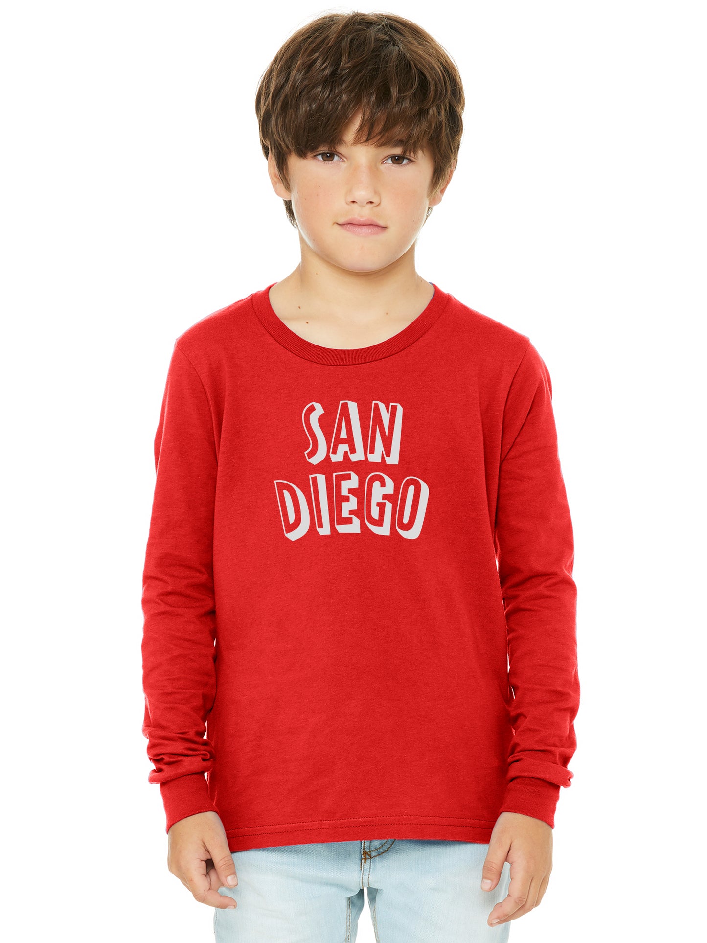 Daxton Youth Long Sleeve San Diego Basic Tshirt