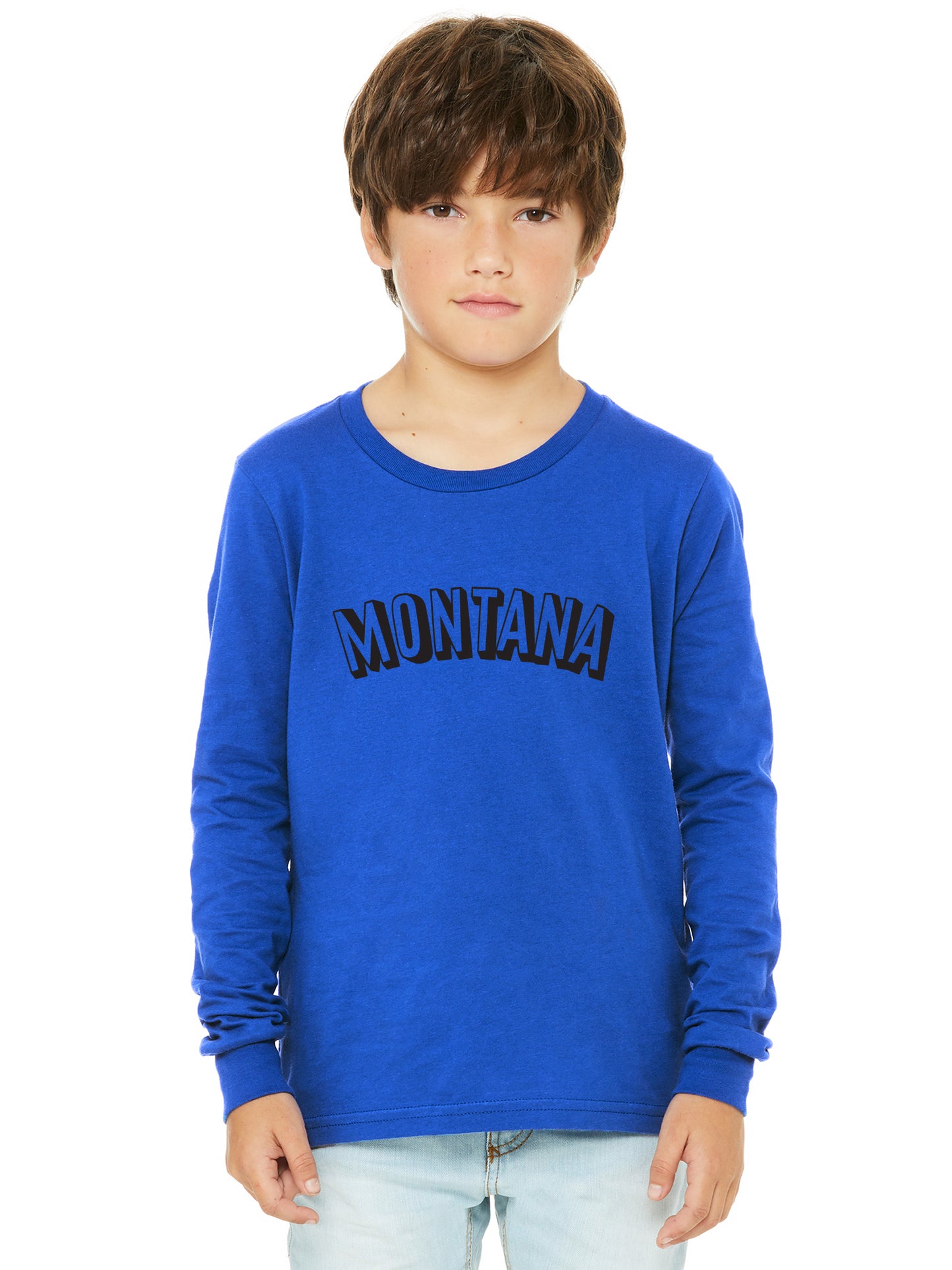Daxton Youth Long Sleeve Montana Basic Tshirt