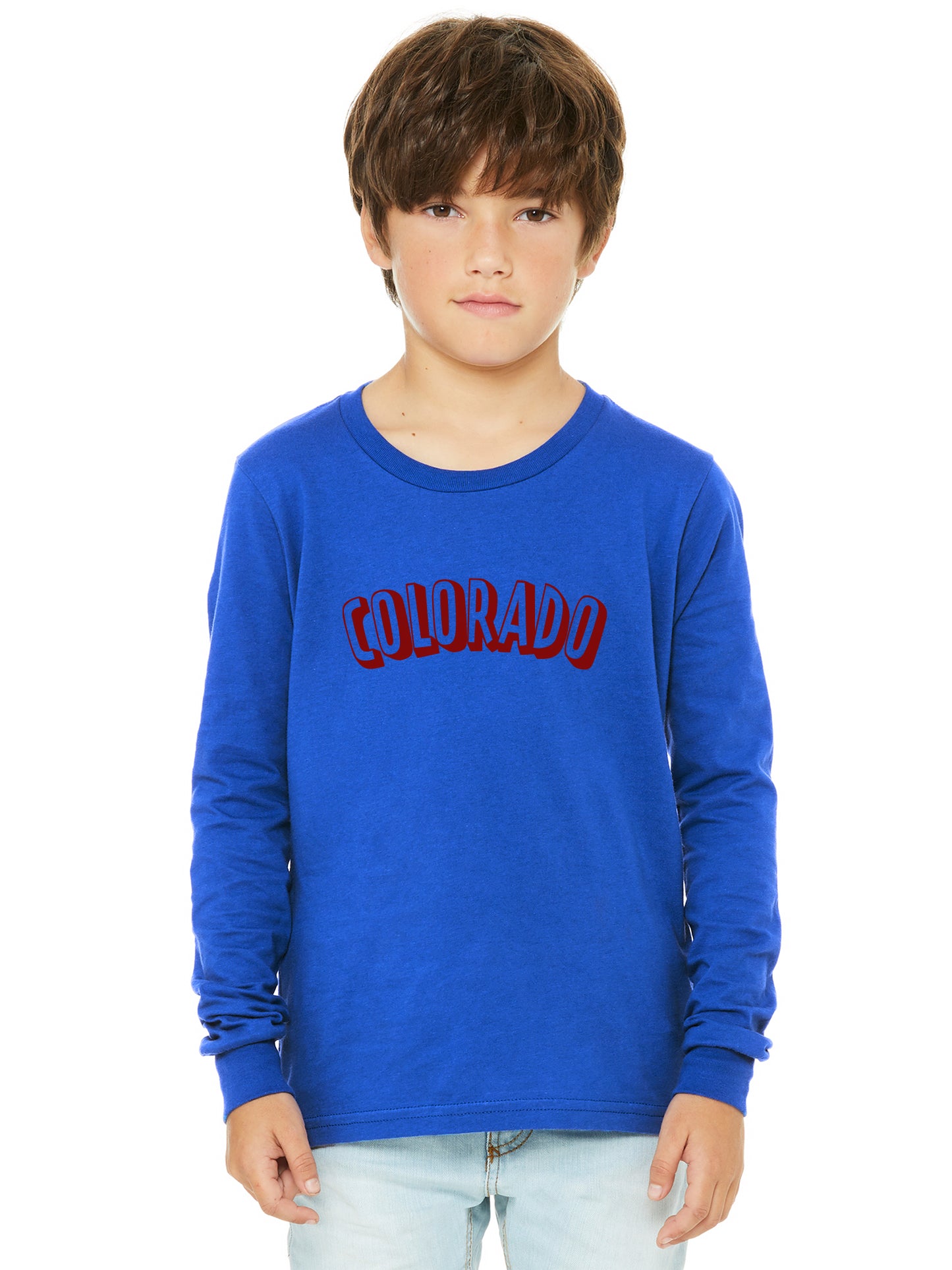 Daxton Youth Long Sleeve Colorado Basic Tshirt