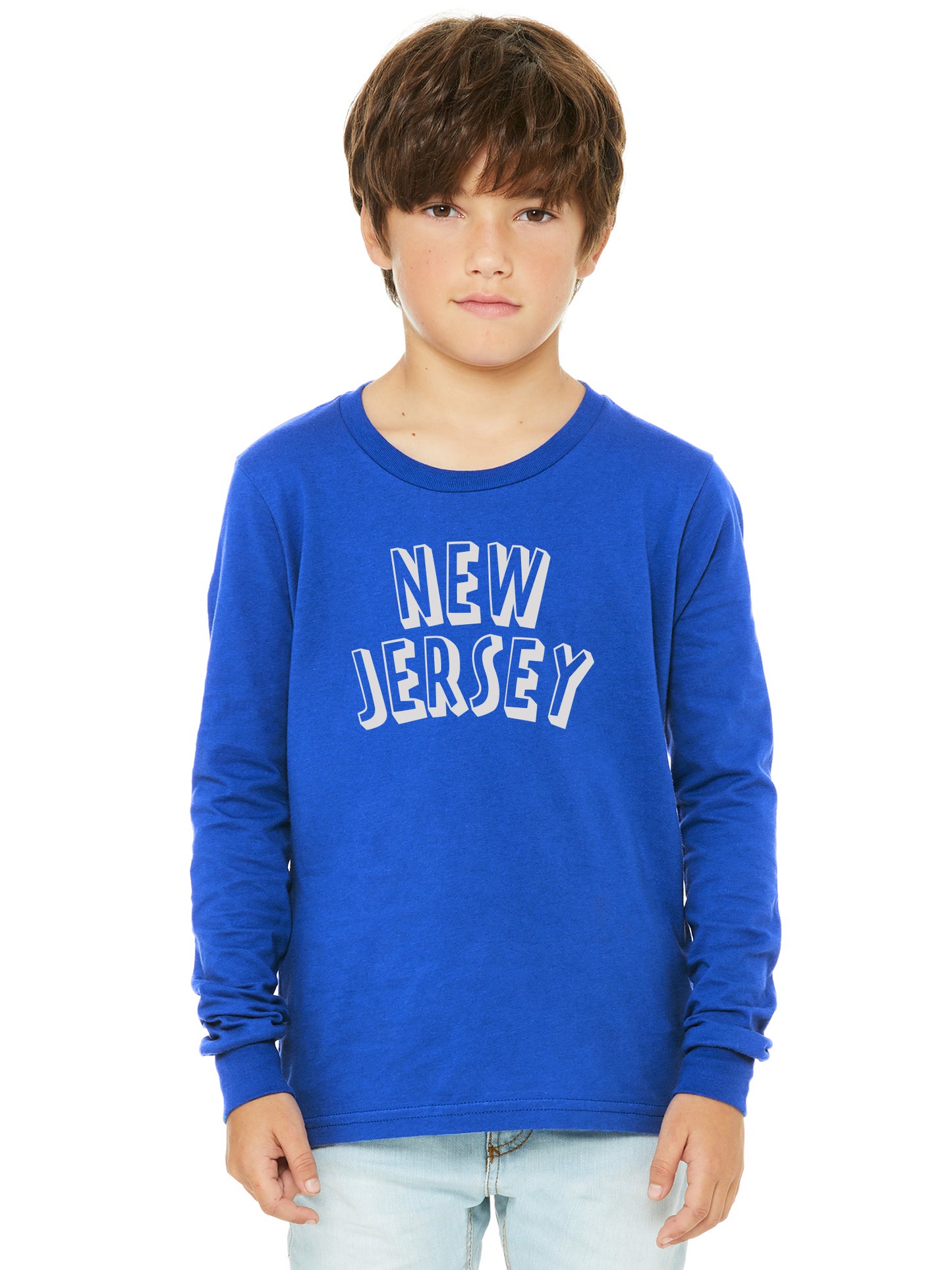 Daxton Youth Long Sleeve New Jersey Basic Tshirt