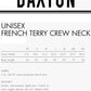 Daxton Alabama Sweatshirt Athletic Fit Pullover Crewneck French Terry Sweatshirt