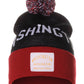 American Cities Washington DC Arch Letters Pom Pom Knit Hat Cap Beanie