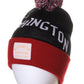 American Cities Washington DC Arch Letters Pom Pom Knit Hat Cap Beanie