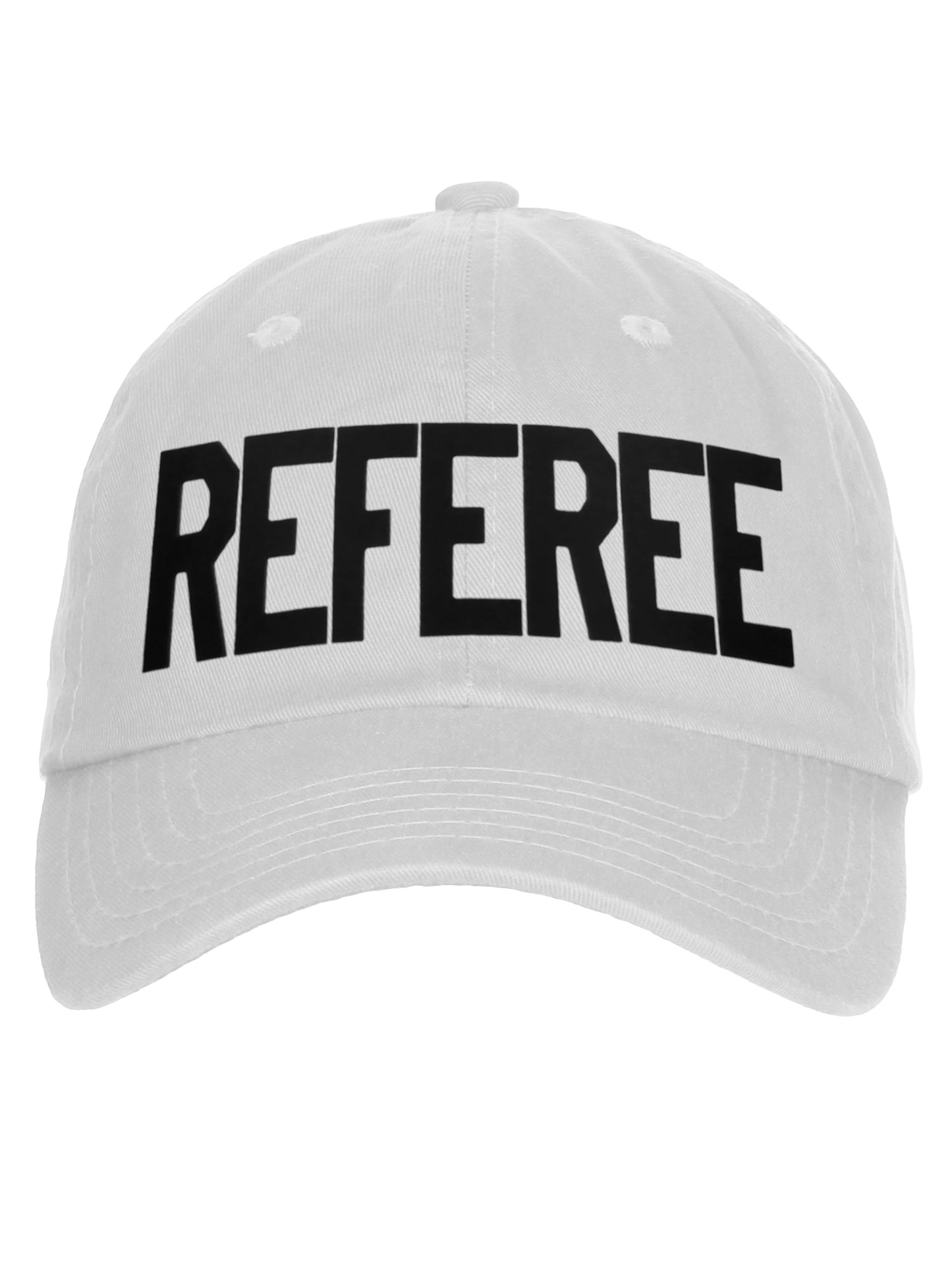 Classic Referee Hat Premiun Cotton Low Profile Unstructured Adjustable Strapback