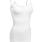 Emmalise Women Camisole Built in Bra Wireless Fabric Support Long Layering Cami