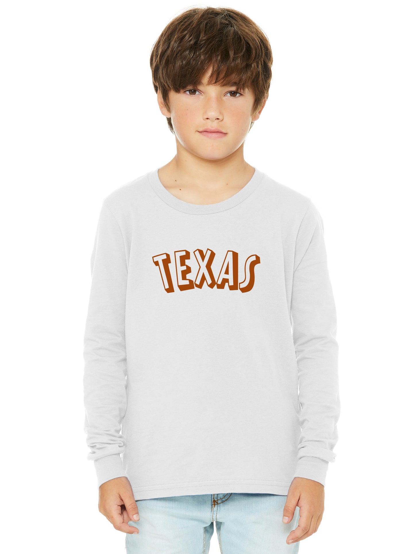 Daxton Youth Long Sleeve Texas Basic Tshirt