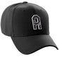 Daxton Structured Baseball Hat Cap 3D Alphabet A to Z Letter Number Initial