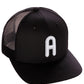 Daxton Classic Baseball Trucker Hat Embroidered A to Z Letters Structured Mid Profile Cap