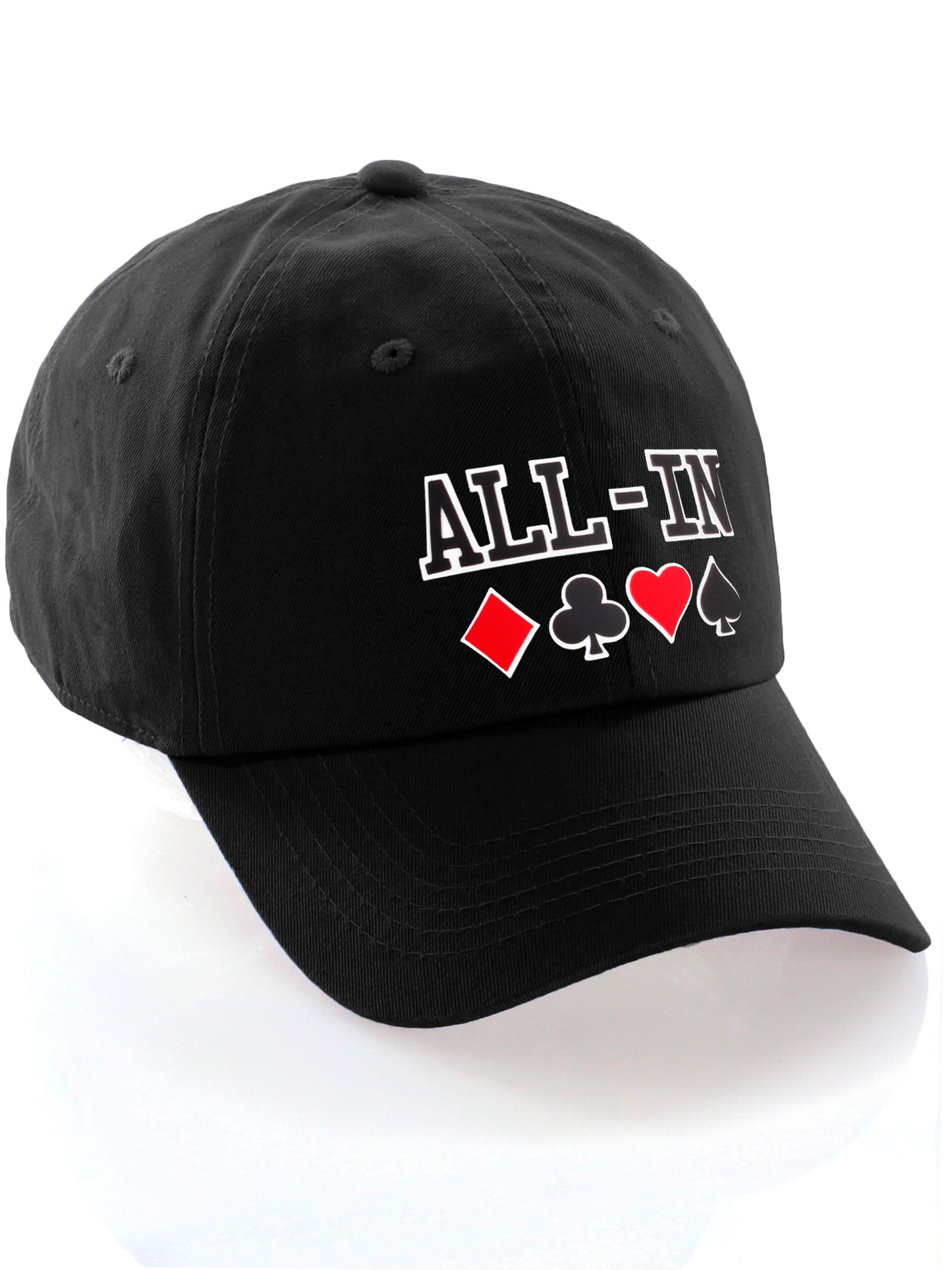 Daxton Poker Holdem Lucky Cards Baseball Unstructured Cap