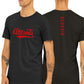 Daxton Adult Unisex Tshirt Atlanta Script with Georgia Vertical on the Back