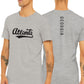 Daxton Adult Unisex Tshirt Atlanta Script with Georgia Vertical on the Back