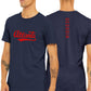 Daxton Adult Unisex Tshirt Atlanta Script with Georgia Vertical on the Back