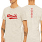 Daxton Adult Unisex Tshirt Atlanta Script with Georgia Vertical on the Back