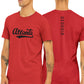 Daxton Adult Unisex Tshirt Atlanta Script with Georgia Vertical on the Back