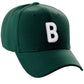 Daxton Classic Baseball Hat Embroidered A to Z Letters Structured Mid Profile Cap