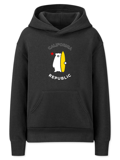 Daxton California Republic Youth Unisex Pullover Hoodie Mid-Weight Fleece Sweatshirt