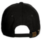 I&W Hatgear Customized Number Hat 00 to 99 Team Colors Baseball Cap, Black Hat Red Gold