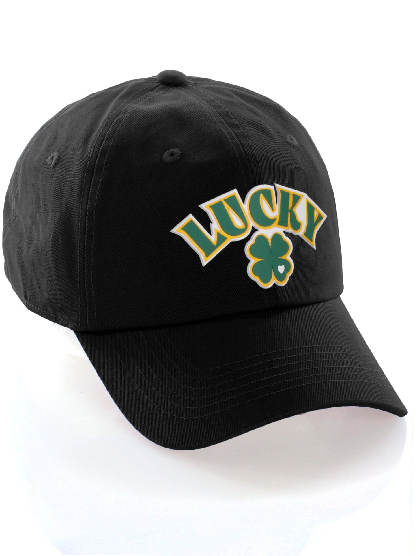 Daxton St. Patrick Day 3D Lucky Clover Baseball Dad Hat Cap