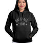 Emmalise Women's Baseball Mom Custom Number Round Neck Short Sleeve and Pullover Hoodie Fleece Sweatshirt