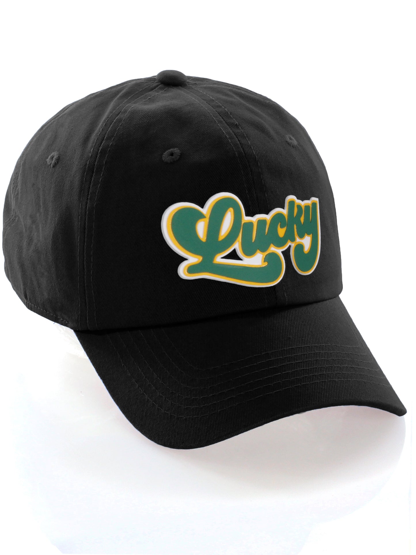 Daxton St. Patrick Day 3D Lucky Clover Baseball Dad Hat Cap