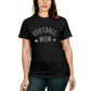 Emmalise Women's Football Mom Custom Number Round Neck Short Sleeve and Pullover Hoodie Fleece Sweatshirt