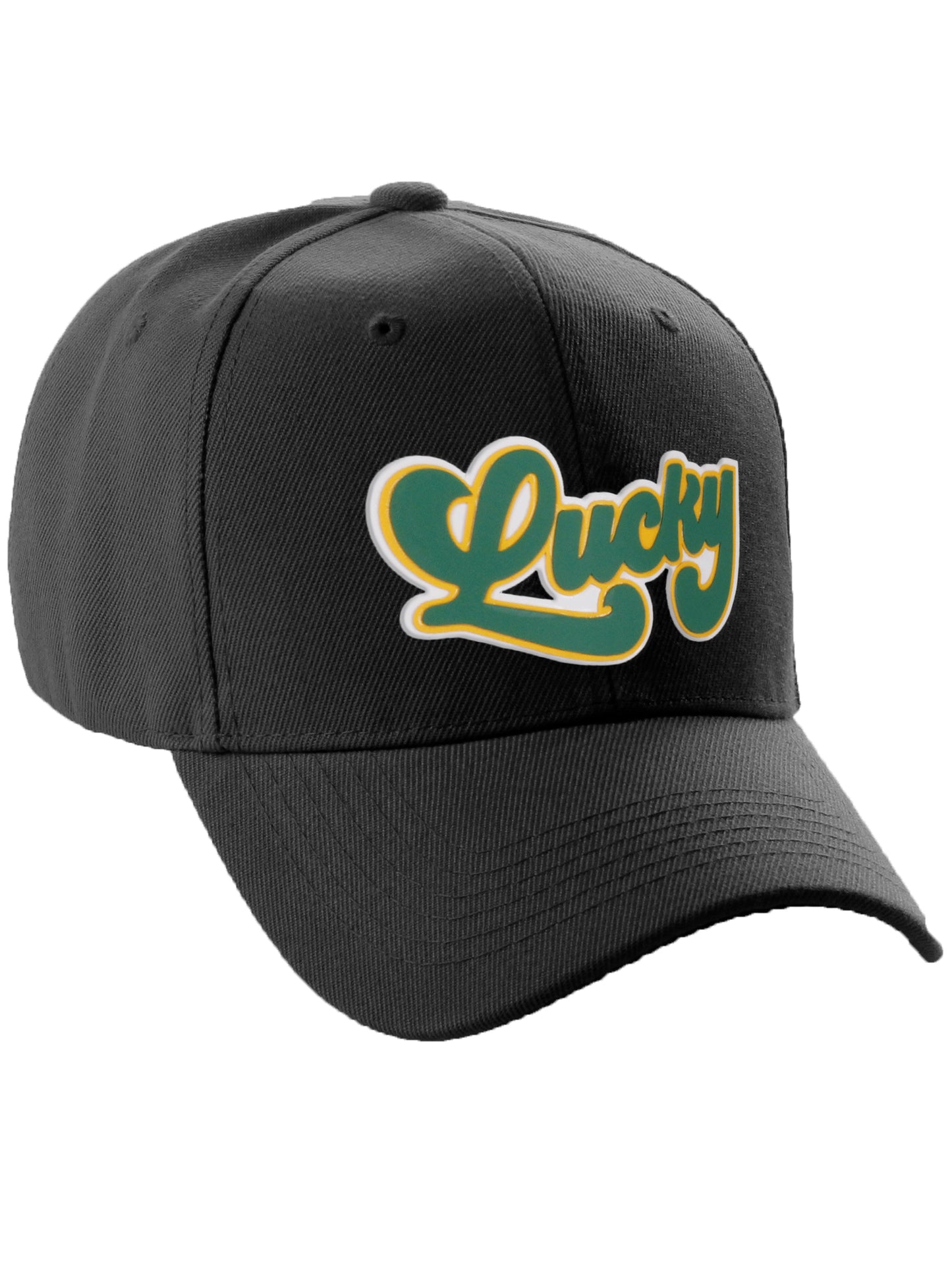 Daxton Structured Baseball Hat Cap St.Patrick Day 3D Lucky Clover