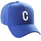 Daxton Classic Baseball Hat Embroidered A to Z Letters Structured Mid Profile Cap