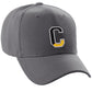 Daxton Two Tone Initial Numbers Letters Structured Baseball Charcoal Hat
