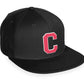 Daxton Classic Snapback White Rose A to Z Letters Flat Bill Visor Cap