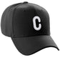 Daxton Classic Baseball Hat Embroidered A to Z Letters Structured Mid Profile Cap