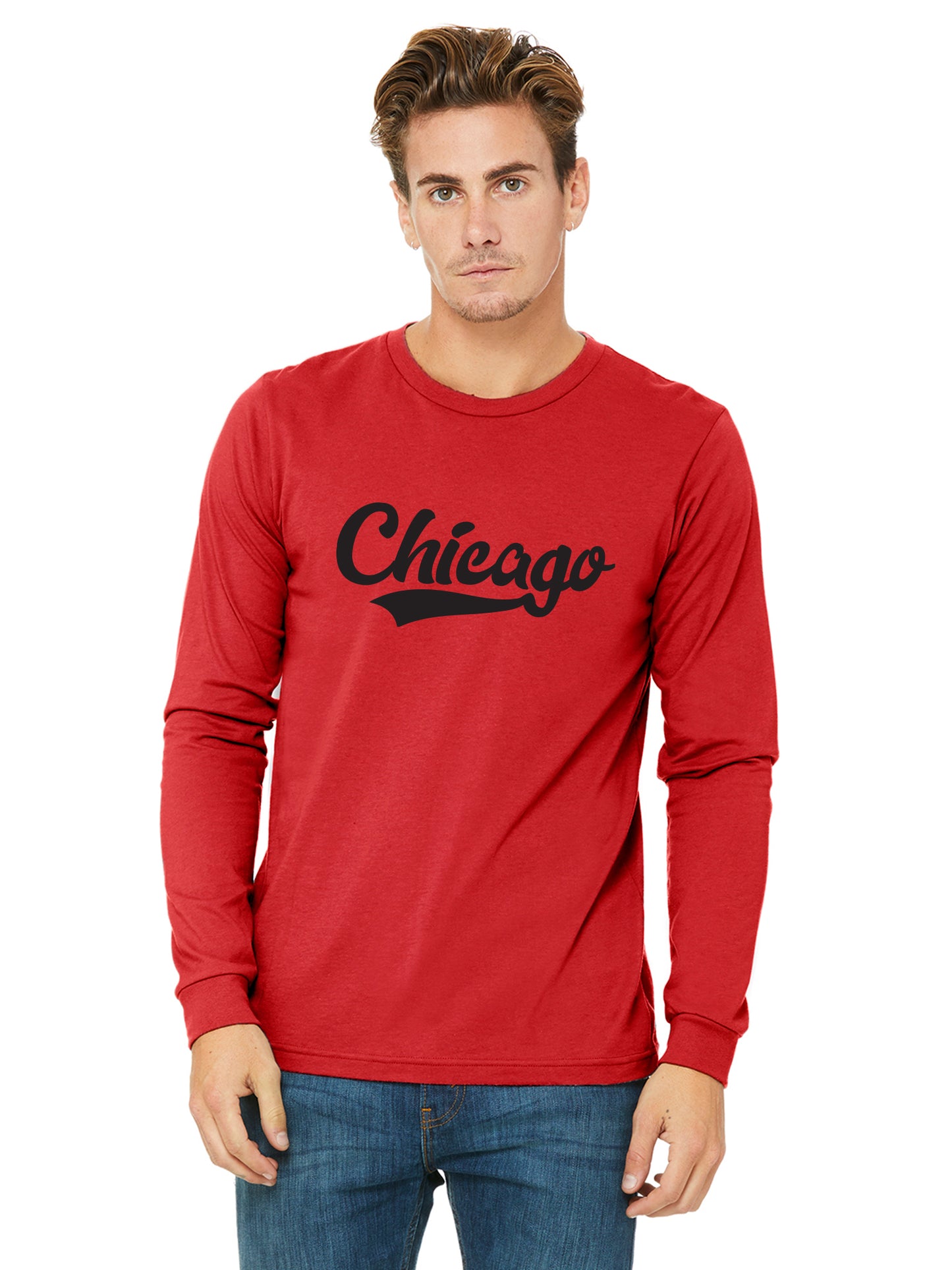 Daxton Premium Script Cities Long Sleeves Tshirt Soft Med Weight Cotton
