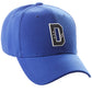 Daxton Structured Baseball Hat Cap 3D Alphabet A to Z Letter Number Initial