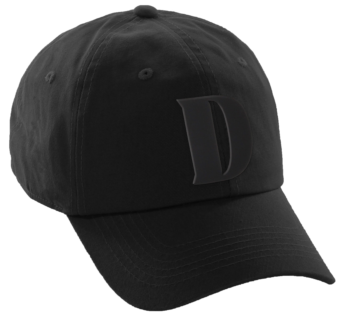 Daxton 3D Capital Letters Low Profile Adjustable Baseball Dad Hat Cap