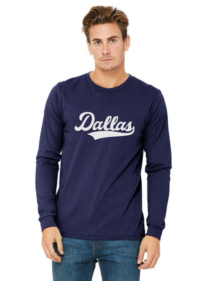 Daxton Premium Script Cities Long Sleeves Tshirt Soft Med Weight Cotton