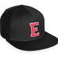Daxton Classic Snapback White Rose A to Z Letters Flat Bill Visor Cap