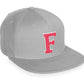 Daxton Classic Snapback White Rose A to Z Letters Flat Bill Visor Cap