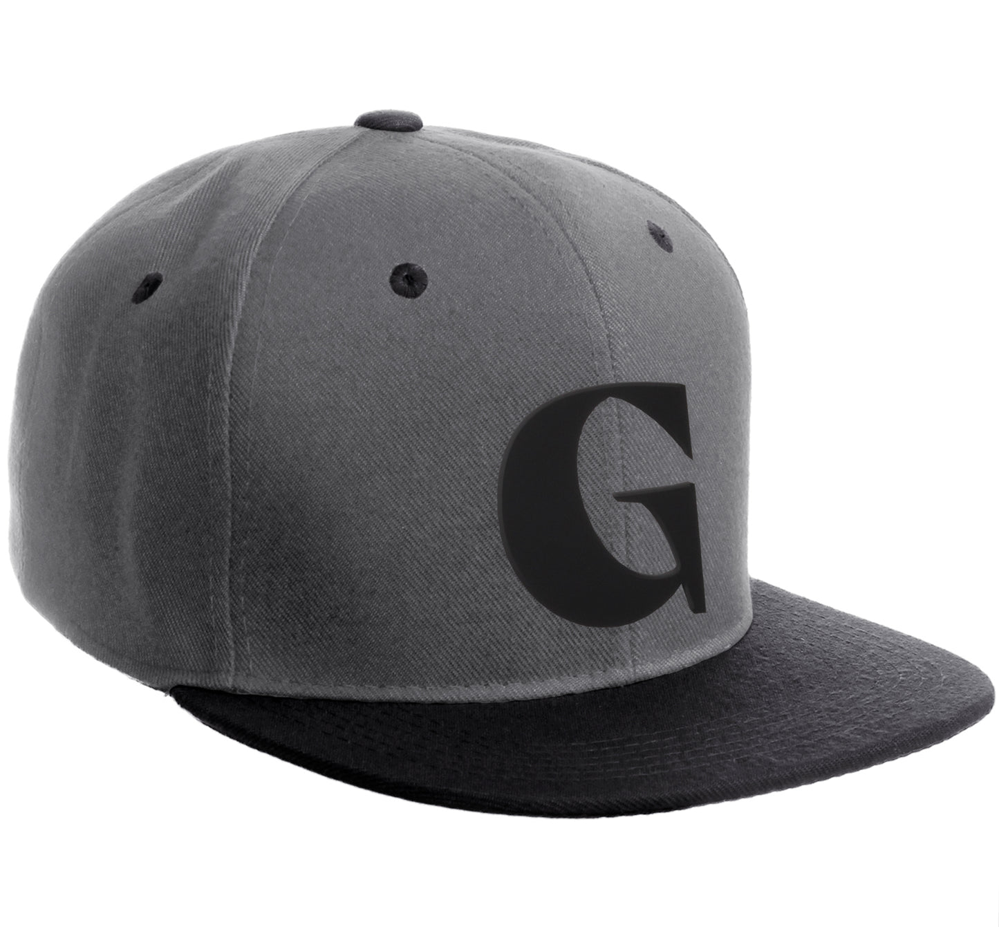 Daxton Classic Snapback Hat 3D Capital Alphabet Letters Flat Bill Visor Cap